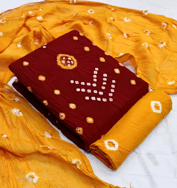 Tamanna_Pure_Rayon_Unstitched_Hand_Bandhej_Bandhani_Dress_Material_|_4.25_Meter_Top_&_Bottom_With_2_Meter_Dupatta