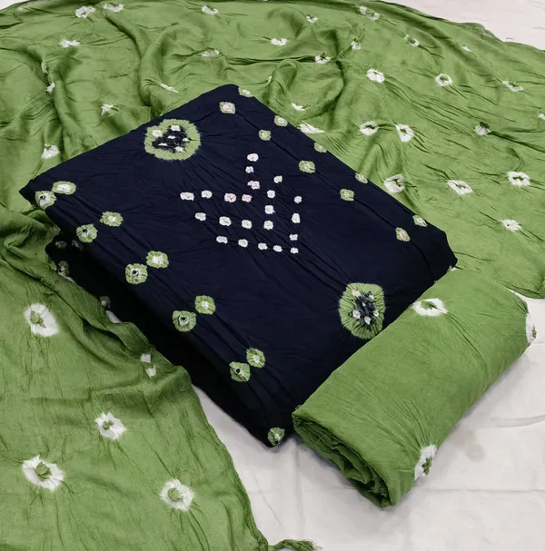 Unstitched_Rayon_Bandhani_Dress_Material_Top_Bottom_And_Dupatta