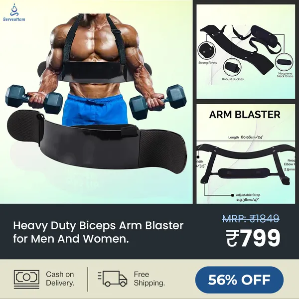 Heavy_Duty_Biceps_Arm_Blaster_-_Arm_Blaster_Home_Work_Out_|_Muscle_Blaster_with_Adjustable_Curl_Support_for_Men_and_Women_|_Premium_Light_Weight_Biceps_blaster_By__(Black,_23)