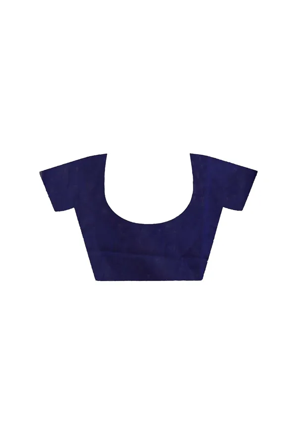 Blue_Premium_Handloom_Cotton_Soft_Saree_For_Women_With_Blouse_Piece
