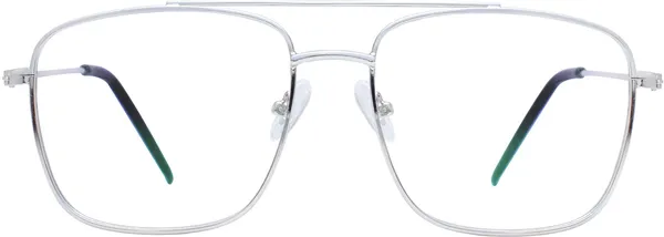 Silver_Full_Rim_Square_Frame_(53_Mm)_-_For_Unisex