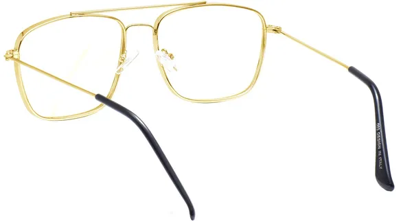 Black,Gold_Full_Rim_Square_Frame_(54_Mm)_-_For_Unisex