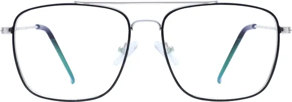 Blue,Silver_Full_Rim_Square_Frame_(54_Mm)_-_For_Unisex