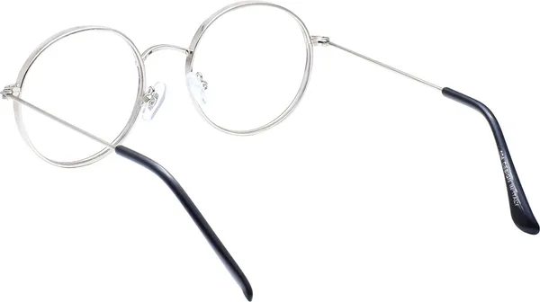 Black,Silver_Full_Rim_Round_Frame_(48_Mm)_-_For_Unisex