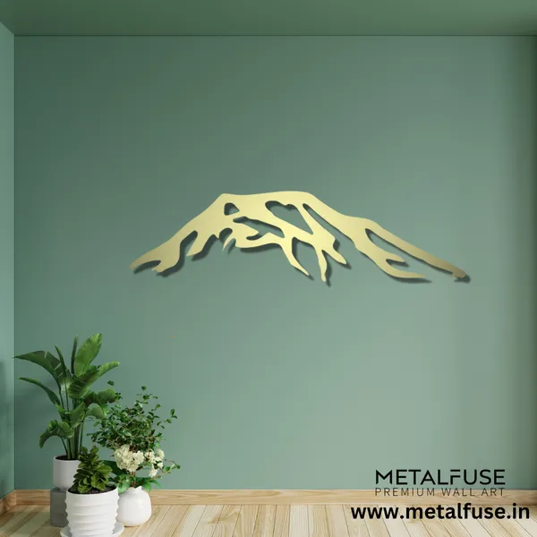 Metal_Wall_Art_for_Home_Decoration__|_Mount_Rainier__|_Gold