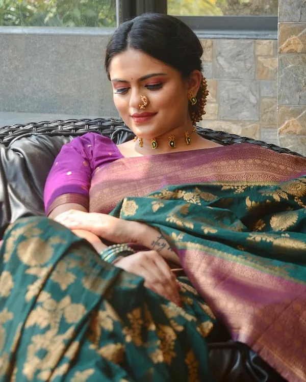 GREEN_KANJIVARAM_SILK_SAREE