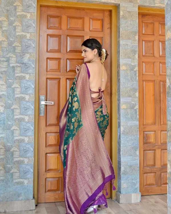 GREEN_KANJIVARAM_SILK_SAREE