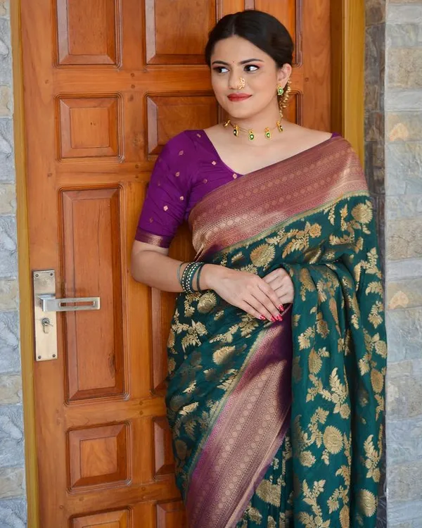 GREEN_KANJIVARAM_SILK_SAREE