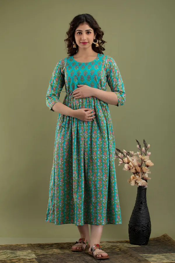 Sanganeri_Multi_Rama__Maternity_And_Feeding_Kurti