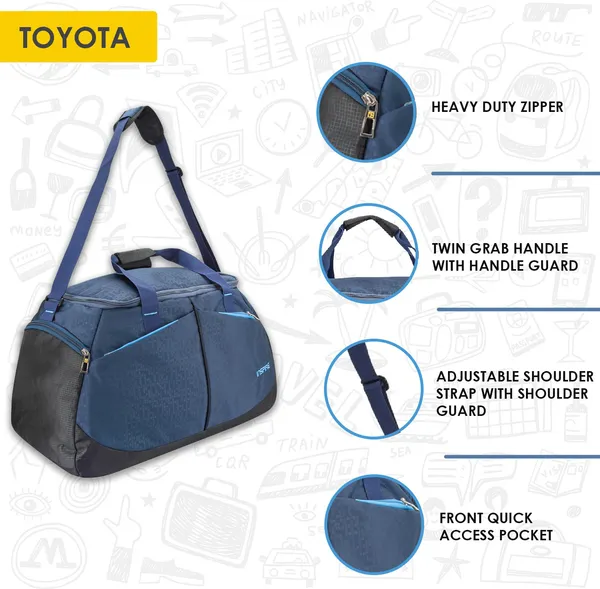 50L_White_Toyota_Large_Duffle_Bag-_Navy_Blue_Duffel_Without_Wheels_|_Premium_Quality_Duffel_Bags