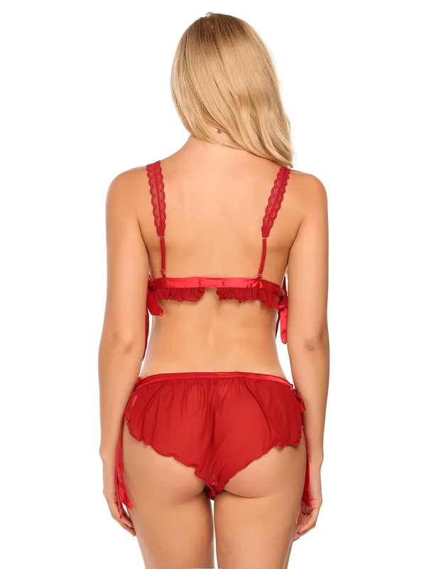 Red_See_Through_Lingerie_Set_For_Women