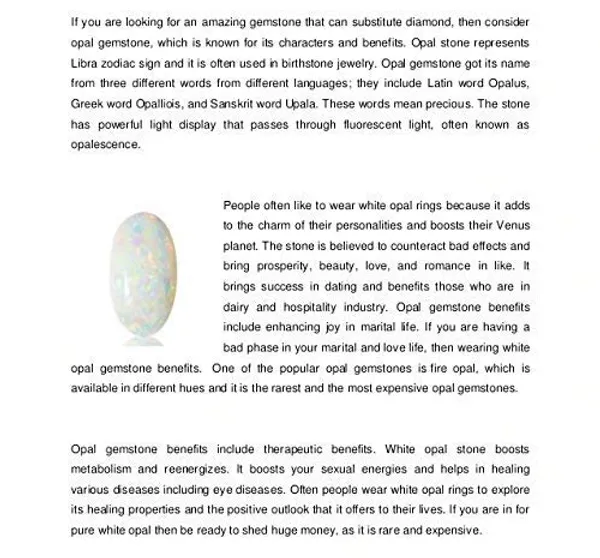 White_Opal_Natural_Loose_Gemstone_For_Unisex