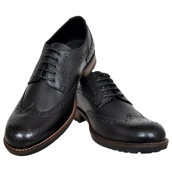 Black_Genuine_Leather_Lace-Up_Shoes_For_Men