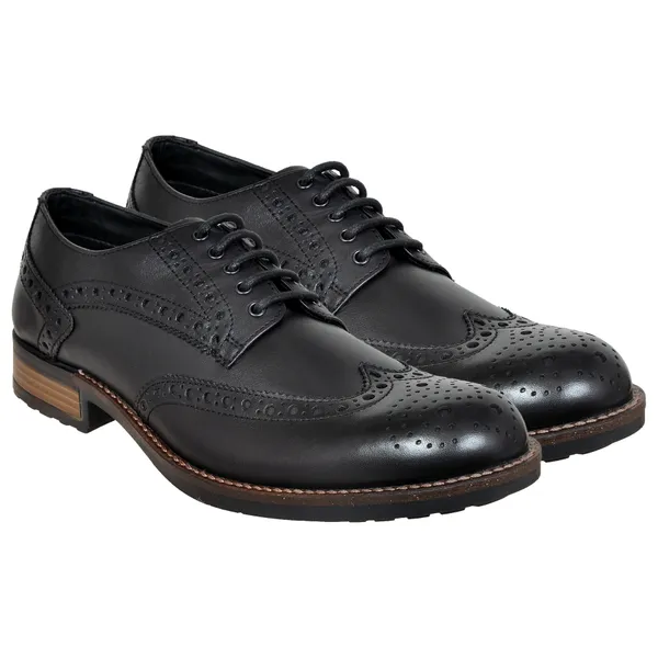 Black_Genuine_Leather_Lace-Up_Shoes_For_Men