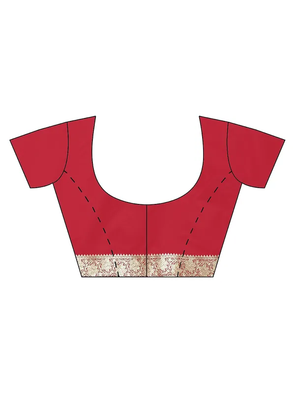 Red_Katan_Silk_Banarasi_Sarees_For_Women