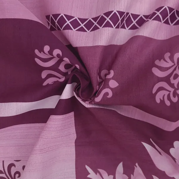 220_TC_Azo_free_Reactive_Printed_King_Size_Bedsheet_with_2_Pillow_Covers_|_100%_Cotton_Premium_fabric_|_Color_:_Rumba_Red