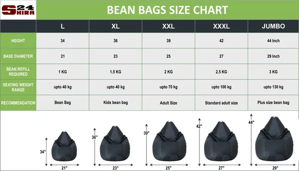 Black_And_Navy_Blue_Drop_Bean_Bag_Cover_Without_Beans