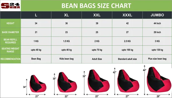 Black_And_Pink_Tear_Drop_Bean_Bag_Cover_Without_Beans