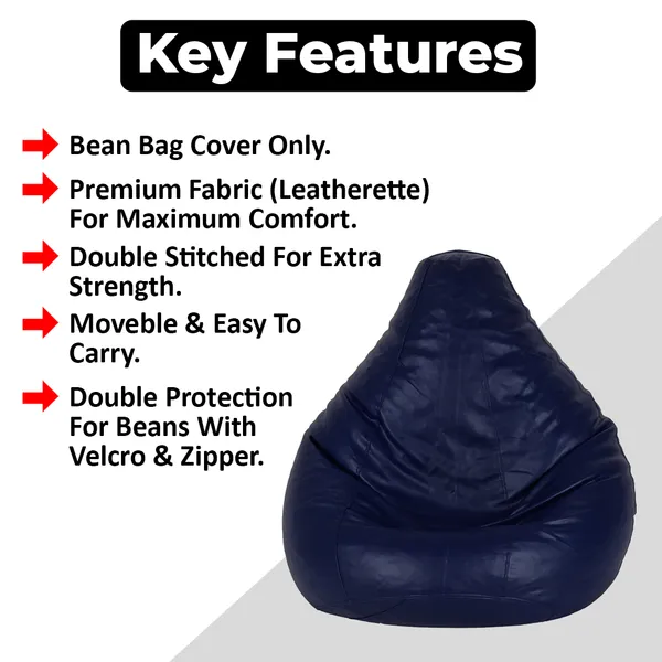 Navy_Blue_Tear_Drop_Bean_Bag_Cover_Without_Beans