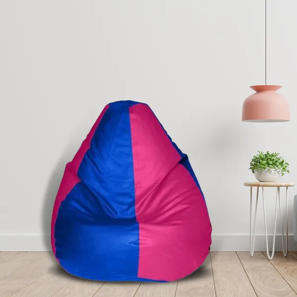 Blue_And_Pink_Tear_Drop_Bean_Bag_Cover_Without_Beans