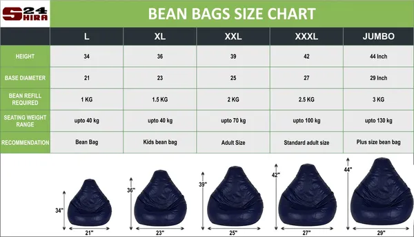 Navy_Blue_Tear_Drop_Bean_Bag_Cover_Without_Beans