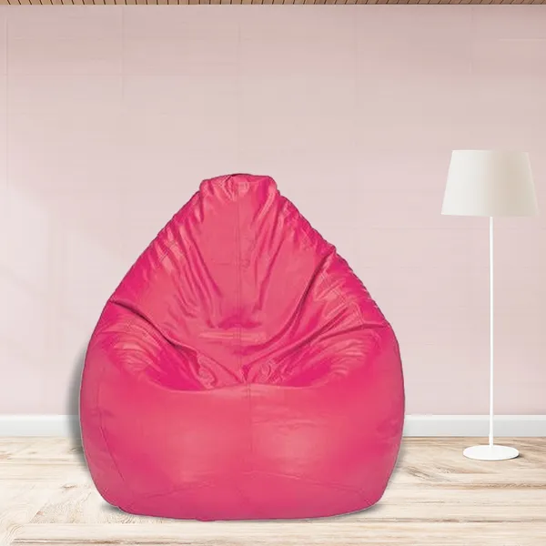 Pink_Tear_Drop_Bean_Bag_Cover_Without_Beans