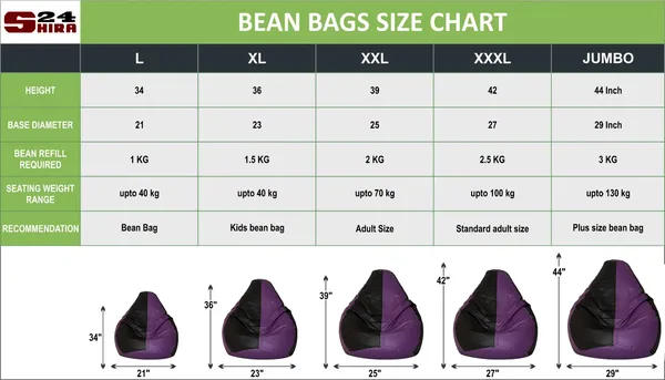 Black_And_Purple_Tear_Drop_Bean_Bag_Cover_Without_Beans