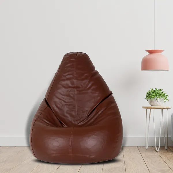 Tan_Tear_Drop_Bean_Bag_Cover_Without_Beans