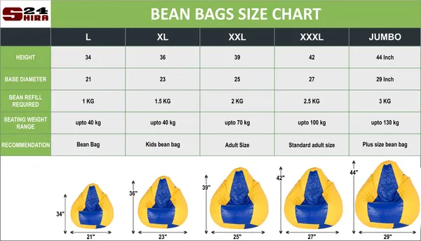 Yellow_And_Blue_Tear_Drop_Bean_Bag_Cover_Without_Beans