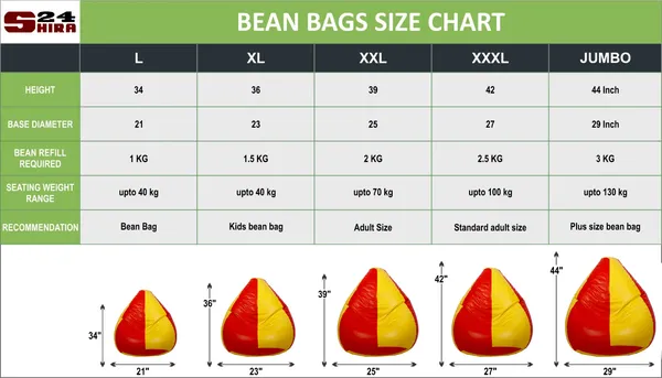 Yellow_And_Red_Tear_Drop_Bean_Bag_Cover_Without_Beans