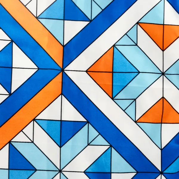 Geometric_Single_Dohar_for_AC_Room_(Polyester,_Sky_Blue_and_Orange)
