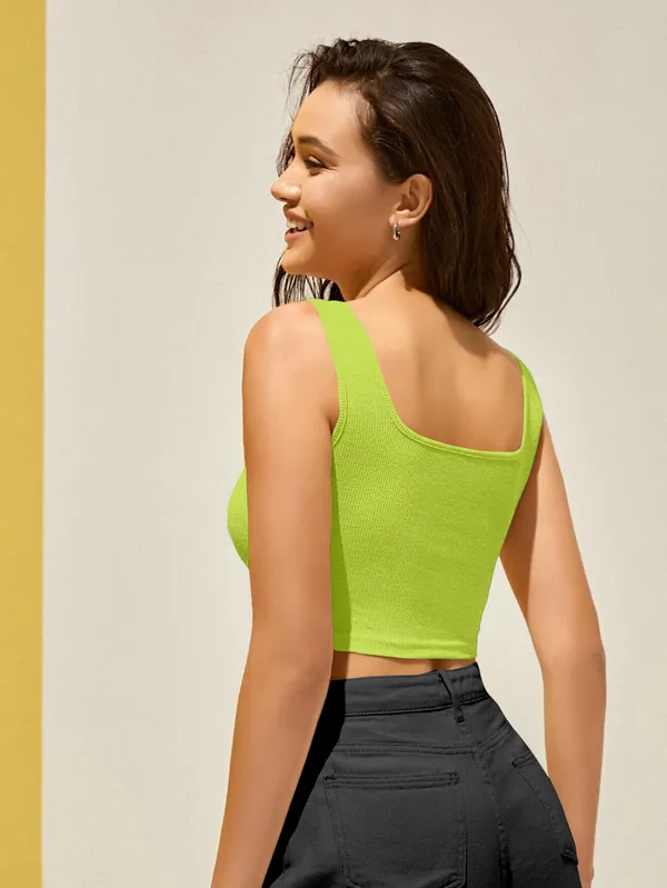 Neon_Sleeveless__Ribbed_Square_Neck__Crop_Top_For_Women