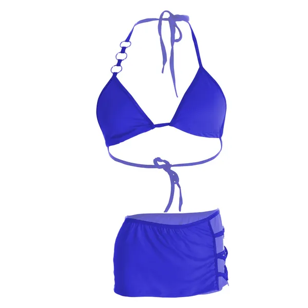 Royal_Blue_Skirt_Lingerie_Set_For_Women