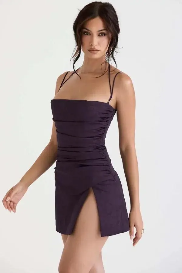 Strings_Attached_Mini_Purple_Dress