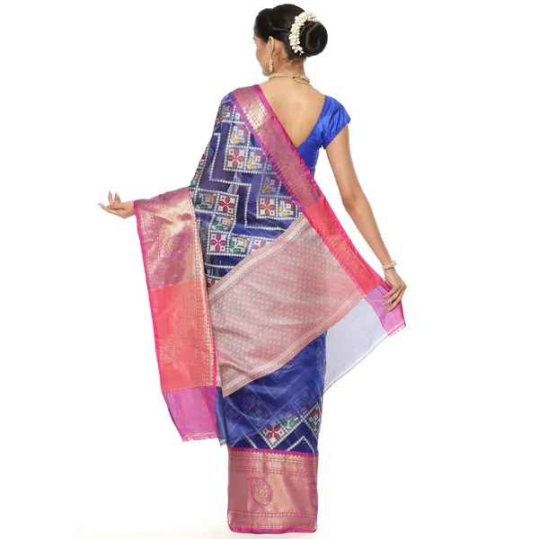 Blue_Art_Silk_Banarasi_Sarees_For_Women