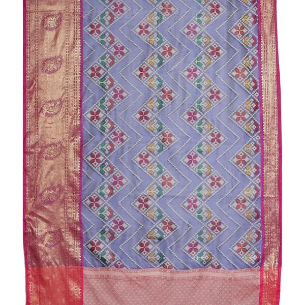 Blue_Art_Silk_Banarasi_Sarees_For_Women