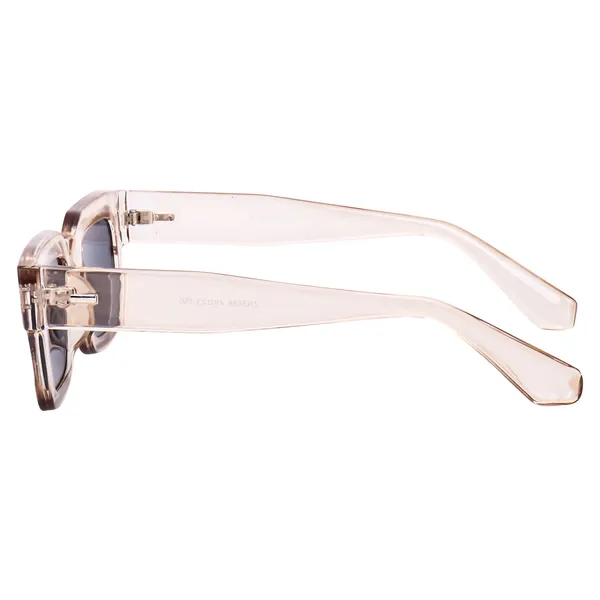 Transparent_Brown_Large_Square_UV/UB_Protected_Sunglasses_(3688TBW)_-_For_Unisex