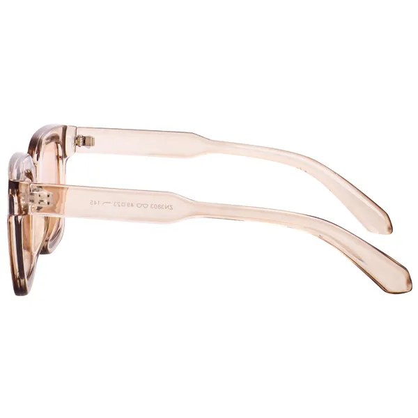 Transparent_Brown_Large_Square_UV/UB_Protected_Sunglasses_(3803TBW)_-_For_Unisex