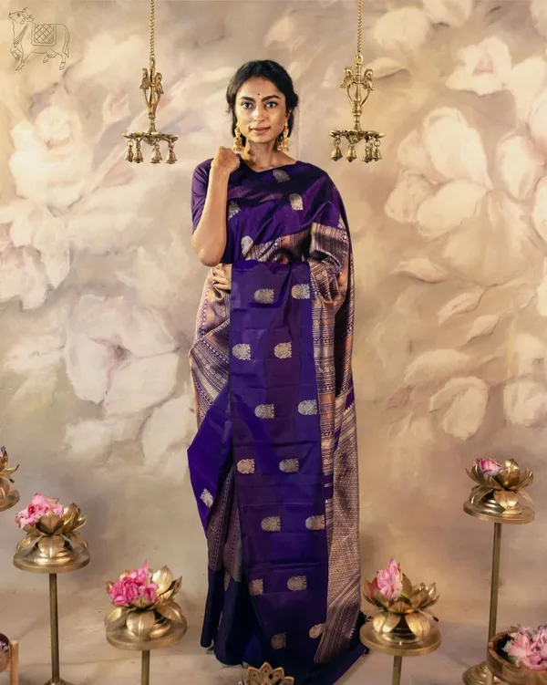 Purple_Soft_Banarasi_Silk_Saree_With_Blouse_Piece_For_Women