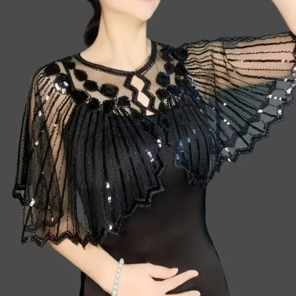 Black_Net_Trendy_Fabulous_Ponchos_For_Women