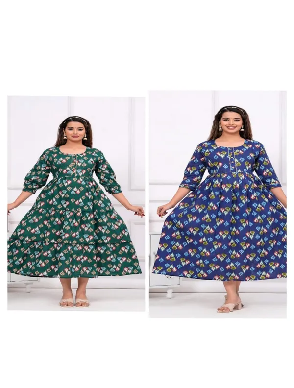 Tringal_Floral_Cotton_Printed_Maternity_And_Feeding_Kurti_Combo_Of_2