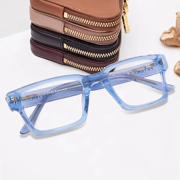 Blue_Full_Rim_Square_Frame_(52_Mm)_-_For_Unisex