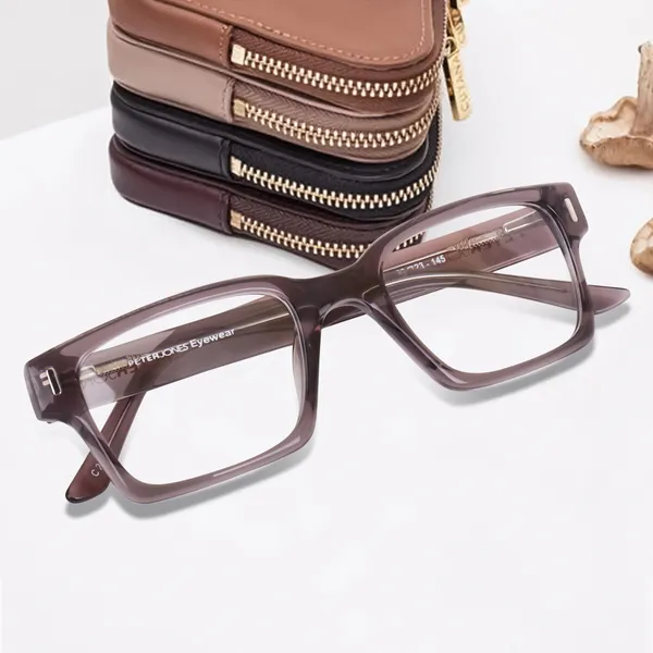 Beige_Full_Rim_Square_Frame_(52_Mm)_-_For_Unisex
