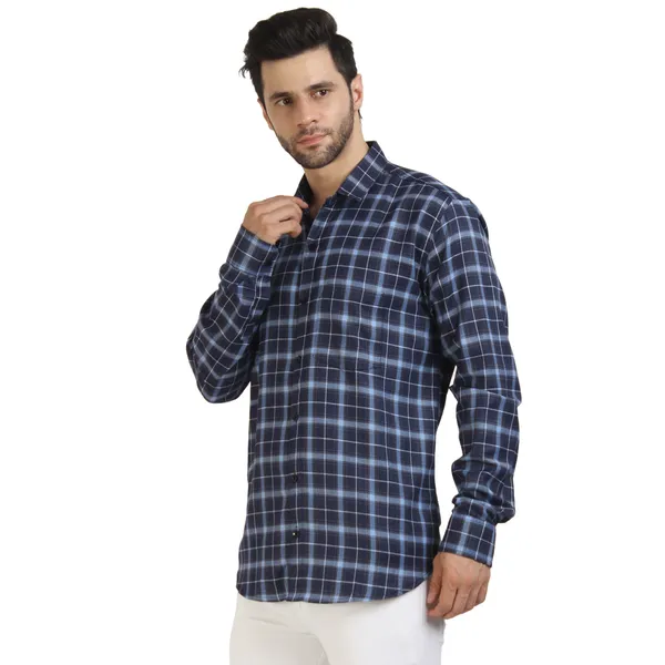 Indigo_cotton_fabric_checks_design_full_sleeve_shirt