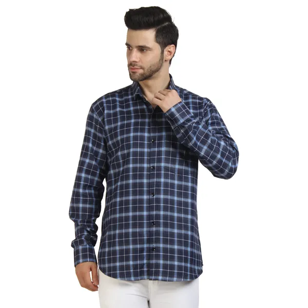 Indigo_cotton_fabric_checks_design_full_sleeve_shirt