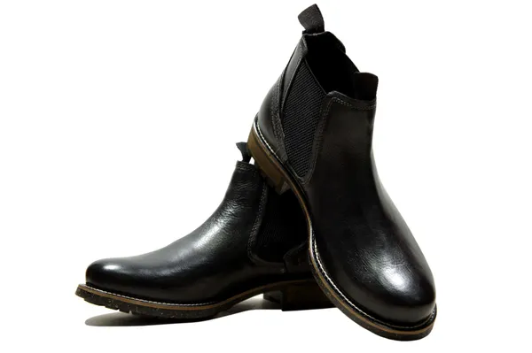 Black_Genuine_Leather_Men's_Chelsea_Boots_For_Casual_Wear