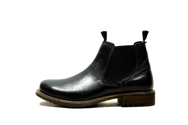 Black_Genuine_Leather_Men's_Chelsea_Boots_For_Casual_Wear