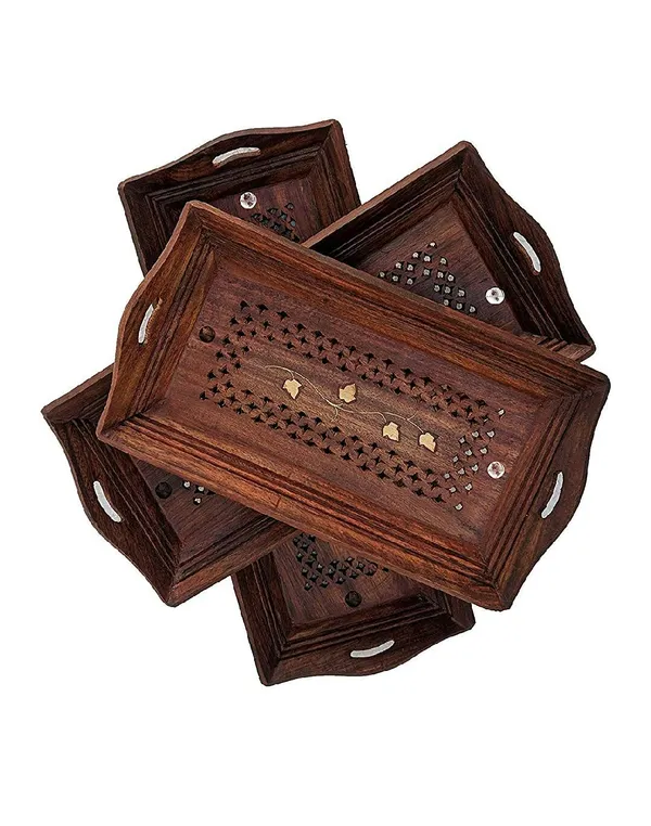 Sheesham_Wood_Coffee_Serving_Tray_Set_Of_3