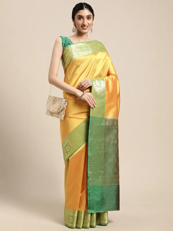 Gold_Valkalam_Katan_Silk_Banarasi_Sarees_For_Women