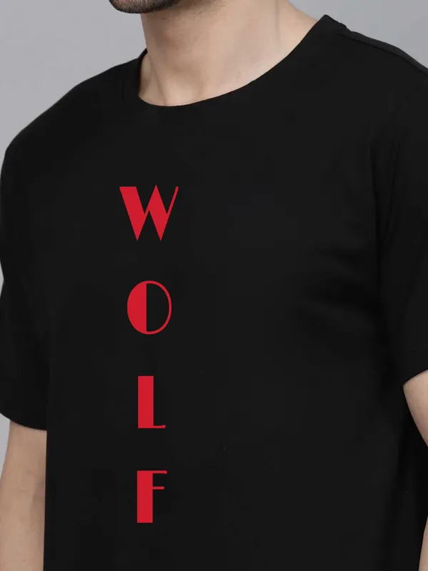Black_Oversized_Printed_Half_Sleeve_Cotton_T-Shirt_For_Men